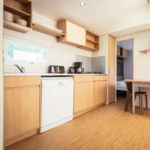 Mobilhome 8 personnes - Cottage Privilège - 3 chambres - TV - Lave-vaisselle