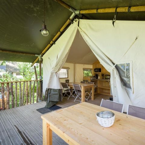 Tente 5 personnes - Insolite Premium Safari - 2 chambres - Avec sanitaires