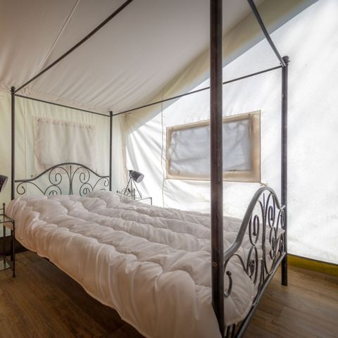 Tenda 5 persone - Tente Insolite Premium Safari 2 bd. - Con servizi igienici