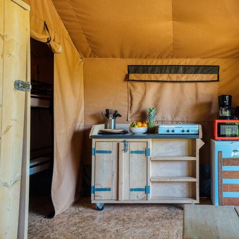 Tente 5 personnes - Insolite Nature Confort Lodge - 2 chambres - Sans sanitaires
