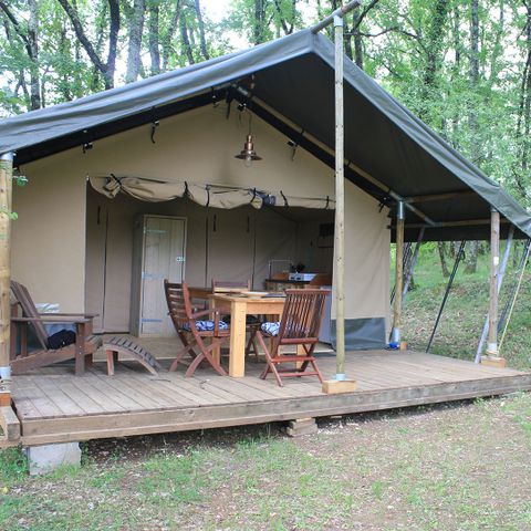 TENTE 5 personnes - Tente Insolite Nature Confort Lodge 2 ch - Sans sanitaires