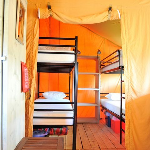 Tenda 5 persone - Tente Insolite Nature Confort Lodge 2 camere da letto - Senza servizi igienici