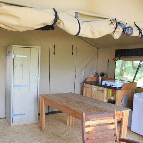 Tente 5 personnes - Insolite Nature Confort Lodge - 2 chambres - Sans sanitaires