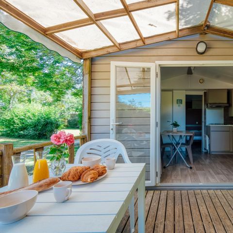 Mobilhome 2 personas - Cottage Privilège - 1 hab - TV