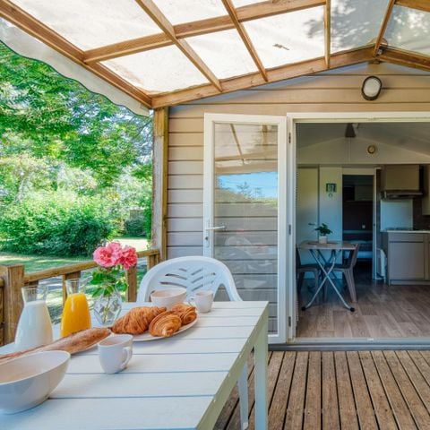 Mobilhome 2 personnes - Cottage Privilège - 1 chambre - TV
