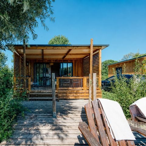 Chalet 4 personen - Premium Maine - 1 slaapkamer - TV - NIEUW 2026 - PRIVÉ PONTON!