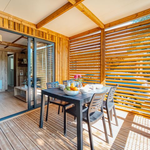 Chalet 4 personas - Premium Maine - 1 dormitorio - TV - NUEVO 2026 - ¡PONTÓN PRIVADO!