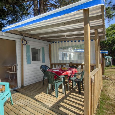 Bungalow 5 Personen - Öko-Home (ohne Sanitäranlagen, ohne Wasser)