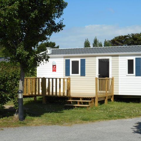 Stacaravan 4 personen - Cottage Confort 24m² - 2 kamers + televisie