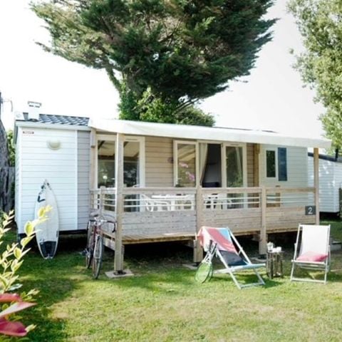 Mobile home 4 persons - Premium Cottage 2 bedrooms + TV + Terrace
