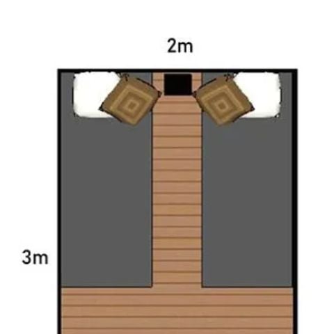 TENTE 2 personnes - Tente randonneur 6m²