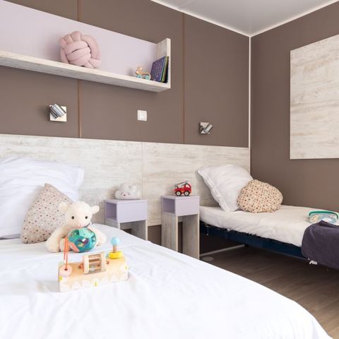 CASA MOBILE 4 persone - Cottage Prestige VIP 40m² - 2 camere da letto + televisione + terrazza