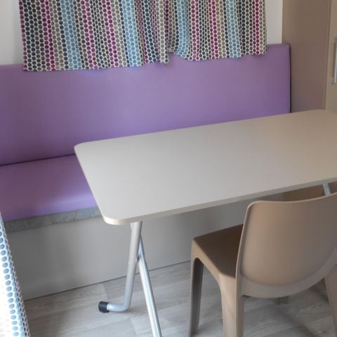 Stacaravan 2 personen - Cottage Confort 20m² - 1 kamer + televisie