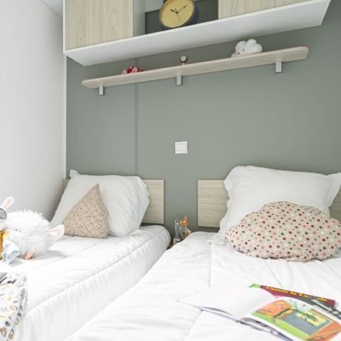 Stacaravan 6 personen - Cottage Premium 3 slaapkamers + TV + Terras