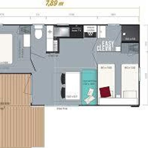 Stacaravan 4 personen - LOGGIA CONFORT