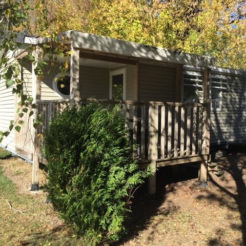 Mobilheim 6 personen - Confort 38 m² (3 Zimmer) + überdachte Terrasse
