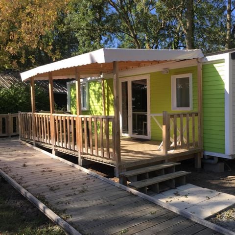 MOBILHOME 4 personnes - PMR Confort 34 m² (2 chambres) + terrasse couverte