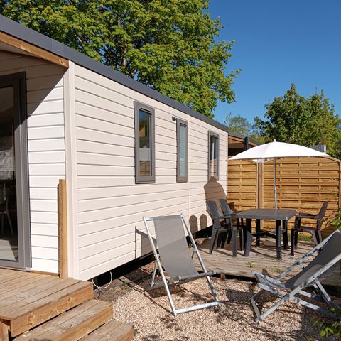 MOBILHOME 4 personas - NUEVO // Bergamo Comfort Mobile Home 32 m² (2 dormitorios) + Terraza