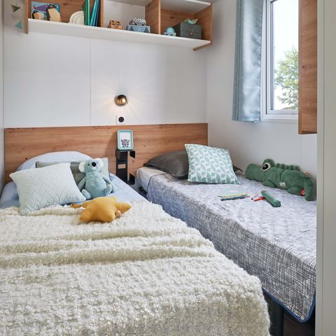 Stacaravan 4 personen - NIEUW // Bergamo Comfort Stacaravan 32 m² (2 slaapkamers) + Terras