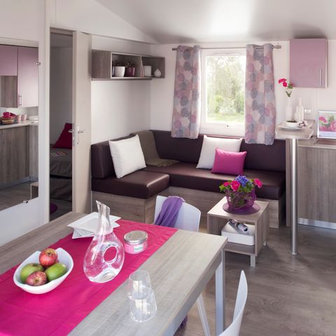 Stacaravan 6 personen - met 3 slaapkamers PRIVILEGE