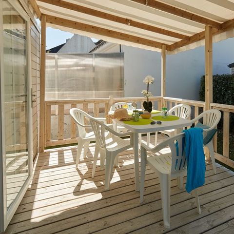 Stacaravan 6 personen - 3 slaapkamers
