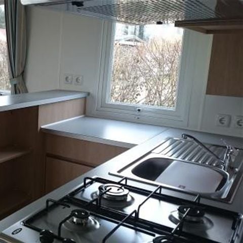 CASA MOBILE 6 persone - SAULDRE 33m² - 3 camere da letto / Aria condizionata con terrazza sul lago