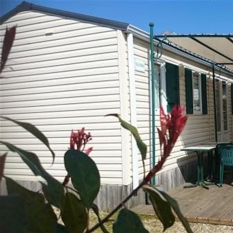 Mobilheim 4 Personen - VALAUDRAN 27m² / 2 Zimmer - Überdachte Terrasse