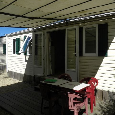 MOBILHOME 4 personnes - VALAUDRAN 27m² / 2 chambres - Terrasse couverte