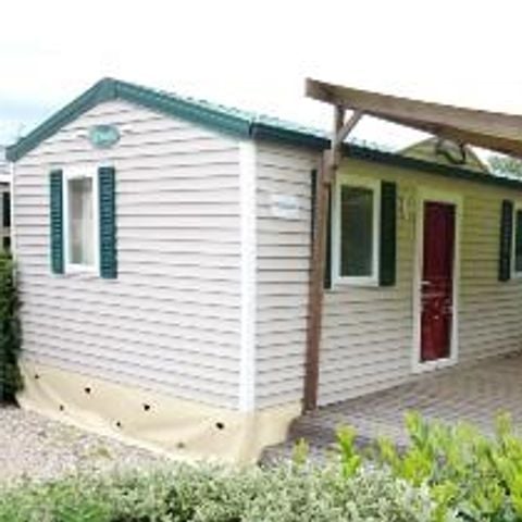 MOBILHOME 4 personas - COUSSEAUX 24m² - 2 habitaciones / Terraza