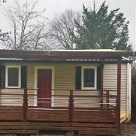 Stacaravan 4 personen - COUSSEAUX 24m² - 2 kamers / Terras