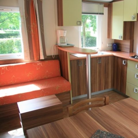 Mobilheim 6 Personen - Standard 3 Zimmer 34m² + Nicht überdachte Terrasse