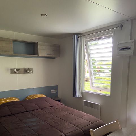 Mobilhome 2 personnes - Mobil home Standard 1 chambre 18m² + Terrasse non couverte + TV