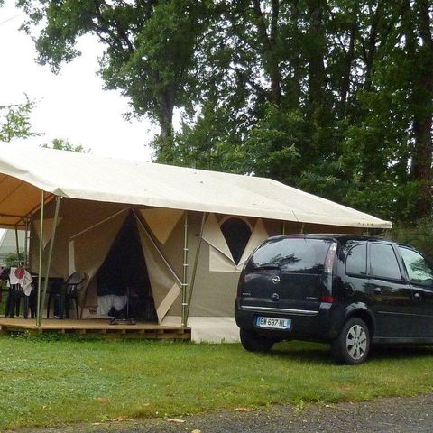 Safarizelt 4 Personen - Zelt Canada Standard 2 Zimmer 20m² (ohne Sanitäranlagen)