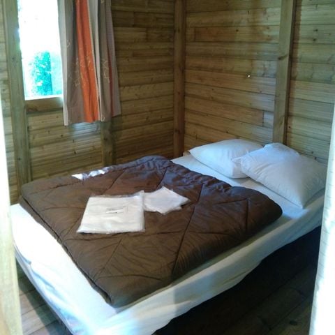 Mobile home 6 persons - Cabane Family Standard 3 bedrooms 25m² (no bathroom or kitchen) + uncovered terrace.