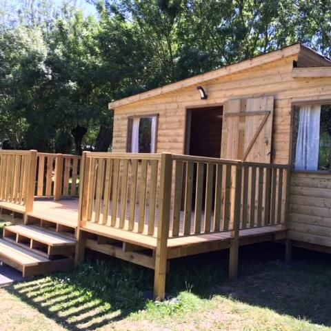 Casa mobile 6 persone - Cabane Family Standard 3 camere 25m² (senza bagno né cucina) + terrazza scoperta.