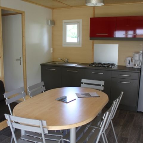 Chalet 6 Personen - Komfort 3 Zimmer 35m² + Integrierte Terrasse + TV
