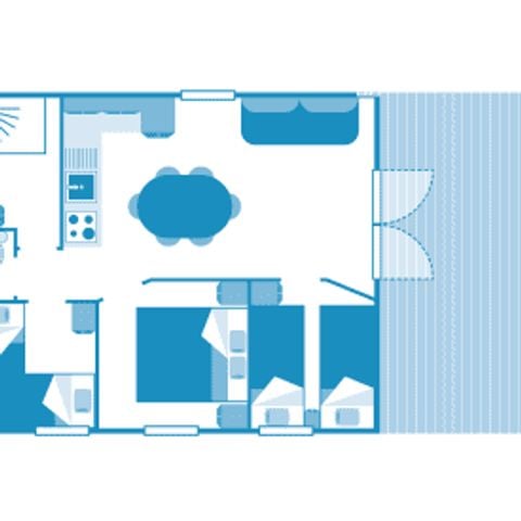 Chalet 6 personen - Chalet CASANE 6p 3ch PREMIUM