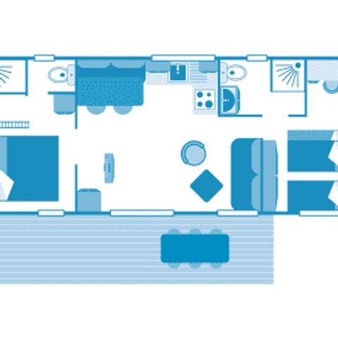 MOBILE HOME 4 people - Cottage TAOS 4p 2bed PREMIUM