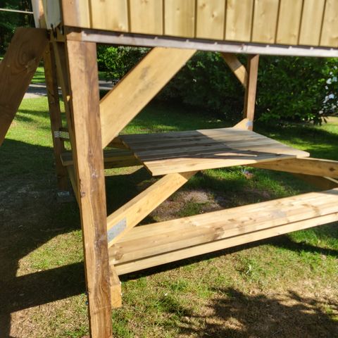 Canvas and wooden tent 2 persons - Cabane Etoilée - 4.5 m² - Without sanitary facilities - Electricity not included