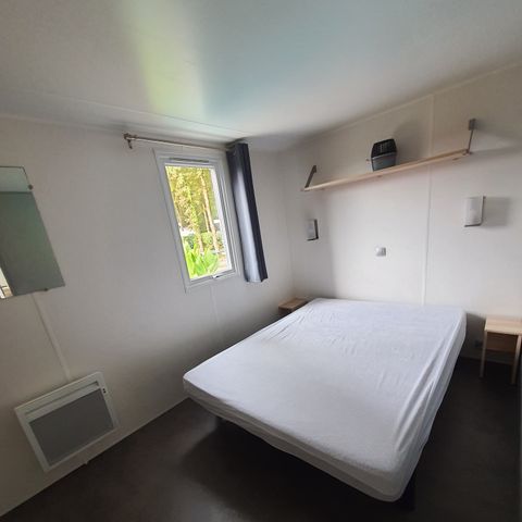 Stacaravan 4 personen - VIP - 29 m² - 2 slaapkamers - Dubbel terras + SPA (maximum 2 volwassenen of familie)
