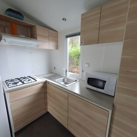 MOBILHOME 4 personnes - VIP - 29 m² - 2 chambres - Terrasse double + SPA (2 adultes maximum ou famille)