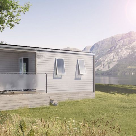 BUNGALOW 4 personnes - Loggia 2026 - 27 m² - 2 chambres (2 adultes maximum ou famille)