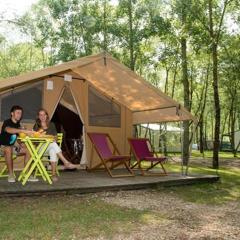 TENDA IN TELA E LEGNO 4 persone - CABATENTE Nessun servizio igienico