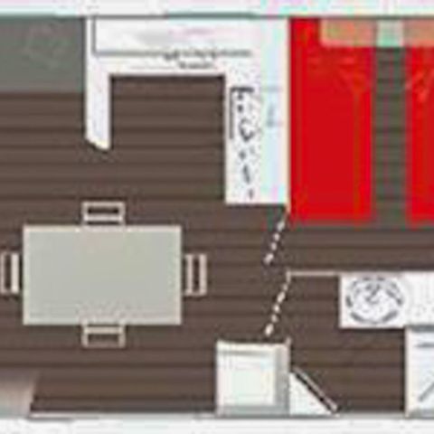 MOBILHOME 6 personas - Grand Large - 2 dormitorios