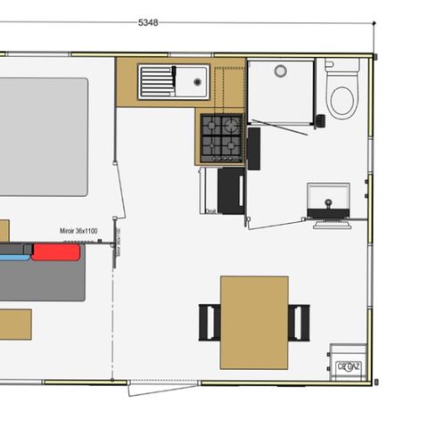 CASA MOBILE 4 persone - MH Solo 1 camera da letto