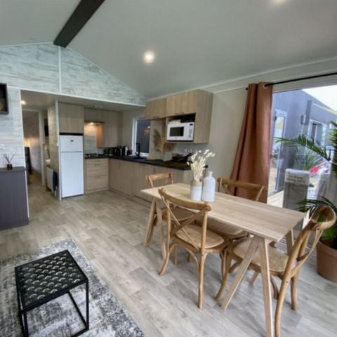 Mobilheim 4 Personen - Mobilheim Bretagne Premium SPA - 32m² - 2 Schlafzimmer