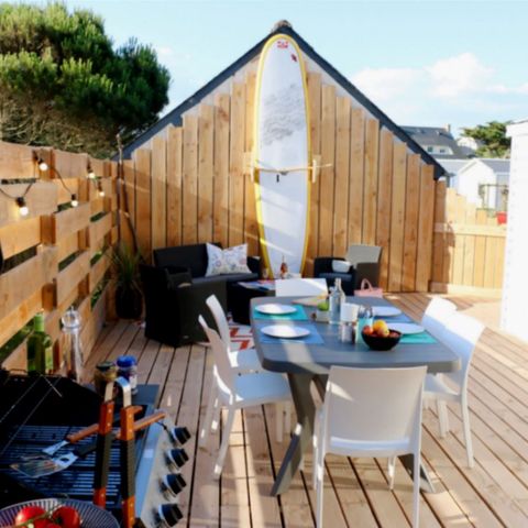 Stacaravan 4 personen - Stacaravan Sunset - 30m² - 2 kamers