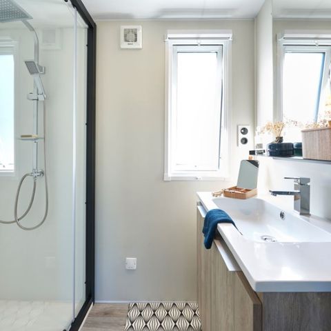 Stacaravan 6 personen - Stacaravan Atlantique SPA - 40m² - 3 kamers