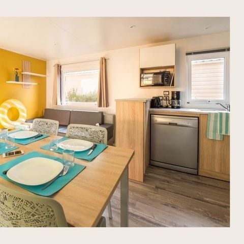 Mobilheim 5 personen - 4/5 Plätze 2 Schlafzimmer (tv)