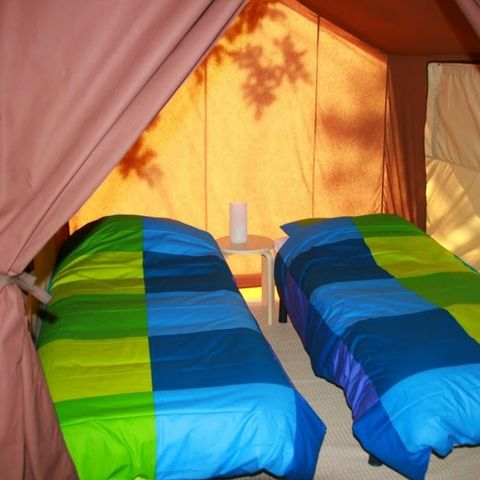 Zelt 4 personen - COTTON LODGE NATURE (ohne Sanitäranlagen)
